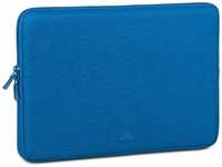 RIVACASE 7703 azure blue ECO Чехол для ноутбука, ультрабука или планшета 13.3″, для Apple MacBook Pro / MacBook Air 13 из водоотталкивающей ткани