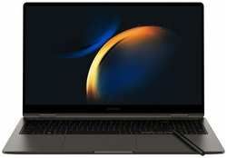 Ноутбук Samsung Galaxy book 3 NP750, 15.6″, OLED, Intel Core i7 1360P, LPDDR4x 16ГБ, SSD 1024ГБ, Intel Iris Xe graphics, серый (np750qfg-ka3in)