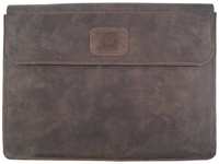 J. Audmorr Кожаный Чехол J.Audmorr для ноутбука до 13.6″ (Macbook 13, air / pro, m1, m2) коричневый, NewPort 13 Brown