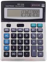 Калькулятор настольный, 16-разрядный, SDC-1216, двойное питание