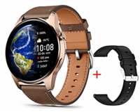 TWS Умные часы HK4 HERO Smart Watch AMOLED 1.5, Смарт-часы 2023 c 2 ремешками, iOS, Android, Bluetooth звонки, Cеребристый корпус, WinStreak