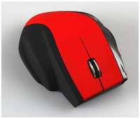Мышь Smartbuy 613AG, беспроводная, оптическая, 2000 dpi, 2xAA , USB, красная