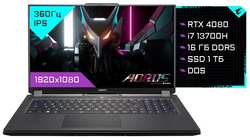 17,3″ Ноутбук Gigabyte AORUS 15 BFX Core i7 13700H black (BXF-74KZ554SD)