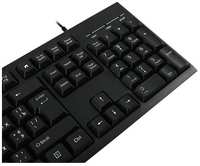Клавиатура проводная K100 /  Keyboard K100, USB wired, 105 кл, 1.8m, Foxline K100