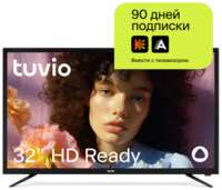 32” Телевизор Tuvio HD-ready DLED на платформе YaOS, STV-32DHBK2R, черный