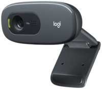 Веб-камера Logitech C270 (HD 720p / 30fps, фокус постоянный, угол обзора 60°, кабель 1.5м) (арт. 960-000999, M / N: V-U0018)