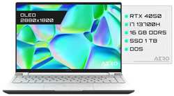 14″ Ноутбук Gigabyte AERO 14 OLED,2880 1800, 90 Hz (BMF-72KZBB4SD), Серебристый сумеречный