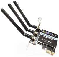 WiFi+Bluetooth адаптер AC1200 (RTL8812+8761) PCI-Ex1, BT5.0, 802.11ac, 867 Мбит/с, антенна 5dBi | ORIENT XGE-948ac+