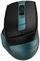 Мышь A4TECH, мышь оптическая, мышь беспроводная, USB, мышь 2400 dpi, мышь зеленого, черного цветов