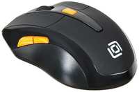 Мышь Oklick, мышь оптическая, мышь беспроводная, USB, мышь 1600 dpi, мышь черного цвета