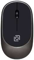 Мышь Oklick, мышь оптическая, мышь беспроводная, USB, мышь 1000 dpi, мышь черного и серого цветов