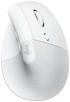 Мышь Logitech Lift белый / серый оптическая (4000dpi) беспроводная USB (5but)