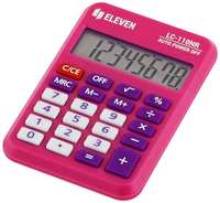 Калькулятор Eleven карманный, 8 разрядов, питание от батарейки, 58х88х11 мм, (LC-110NR-PK)