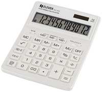 Калькулятор Eleven настольный, 12 разрядов, двойное питание, 155х204х33 мм, белый (SDC-444X-WH)