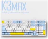 Клавиатура механическая русская Wolf K3 MAX игровая с подсветкой + Hot Swap проводная для компьютера ноутбука Gaming / game keyboard usb светящаяся