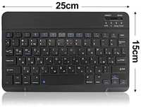 IMICE Клавиатура мембранная беспроводная для компьютера / планшета / телефона, 78 клавиш с подсветкой, Bluetooth, русская раскладка, бесшумные клавиши