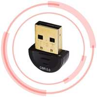 Беспроводной USB адаптер Bluetooth 5.0 Dongle JBH  /  Передатчик Bluetooth USB JBH BT-06  /  Adapter для ПК Windows 7 / 8 / 10 (Черный)