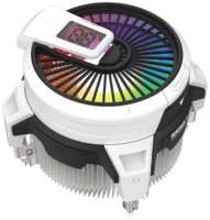Кулер для процессора Alseye W90, 1х92мм, 900~3000rpm, 4-pin, Al+Cu, белый / ARGB