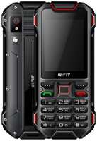 Телефон WIFIT WIRUG F1, 1 SIM, черный / красный