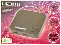 Игровая приставка 8 bit + 16 bit Hamy 5 HDMI (505 в 1) + 505 встроенных игр + 2 геймпада + USB кабель (Черная)