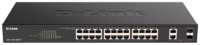 Коммутатор D-Link DGS-1100-26MPV2/A3A, L2 Smart Switch with 24 10/100/1000Base-T ports and 2 1000Base-T/SFP combo-ports (DGS-1100-26MPV2/A3A)