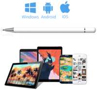 Универсальный стилус для смартфона и планшета / Стилус ручка 2 в 1 для Android IOS / Stylus Pen