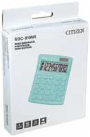 Калькулятор настольный Citizen SDC-810NR (10-разрядный) бирюзовый (SDC-810NRGNE)