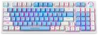 Клавиатура игровая проводная VOROTEX K98 Blue Switch, русская раскладка (Синий, белый)