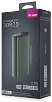 Портативное зарядное устройство Olmio QL-30 30000mAh, 22,5W, QC 3.0, PD, LCD, серый