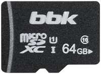 SD карта BBK 064GXCU1C10, 64Гб, микро SDXC, UHS-1, класс 10