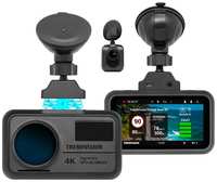 Видеорегистратор с радар-детектором TrendVision Hybrid Signature Real 4K 2CH, 2 камеры, GPS, ГЛОНАСС, черный