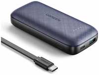 Внешний аккумулятор UGREEN PB178 10000mAh Mini PD Fast Charging USB A + USB C (80749)/Повербанк