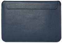 Чехол WiWU Genuine Leather Laptop Sleeve для MacBook Pro 14.2inch Royal Blue