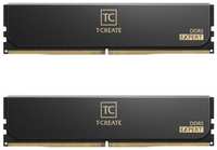 Оперативная память Team Group DDR5 T-Create Expert 48GB (2x24GB) 7200MHz CL34 (34-42-42-84) 1.4V Black (CTCED548G7200HC34ADC0)