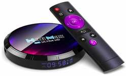 Vontar Смарт ТВ приставка H96 Max RK3528 4/32GB, Rockchip RK3528, Android 13.0, Wi-Fi 2.4/5GHz, Smart TV Box 8K UHD, Андроид ТВ бокс, Медиаплеер