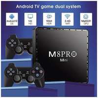 Игровая приставка ″М8 Pro″ и Android TV смарт ТВ, более 10000 игр + приставка для телевизора Андроид Youtube