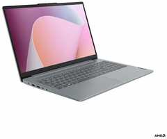 Ноутбук Lenovo IdeaPad Slim 3 15AMN8 15.6″, AMD Ryzen 5 7520U, RAM 16 ГБ, SSD 512 ГБ, AMD Radeon 610M, Без системы, (82XQ00GMRK), Русская раскладка