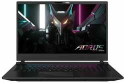 Ноутбук игровой GIGABYTE Aorus 17 9SF 9SF-E3KZ253SD, 17.3″, 2023, IPS, Intel Core i5 12500H 2.5ГГц, 12-ядерный, 16ГБ DDR5, 512ГБ SSD, NVIDIA GeForce RTX 4070 для ноутбуков - 8 ГБ, Free DOS, черный