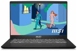 Ноутбук MSI Modern 14 C7M-048US 9S7-14JK12-048, 14″, IPS, AMD Ryzen 7 7730U 2ГГц, 8-ядерный, 16ГБ DDR4, 512ГБ SSD, AMD Radeon, Windows 11 Home, черный