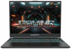 Ноутбук игровой GIGABYTE G6 KF-53KZ853SH, 16″, 2023, IPS, Intel Core i5 13500H 2.6ГГц, 12-ядерный, 16ГБ DDR5, 512ГБ SSD, NVIDIA GeForce RTX 4060 для ноутбуков - 8 ГБ, Windows 11 Home, черный