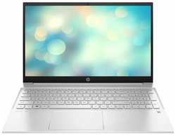 Ноутбук HP Pavilion 15-EG300 78G39AV, 15.6″, IPS, Intel Core i7 1355U 3.7ГГц, 10-ядерный, 16ГБ DDR4, 256ГБ SSD, Intel Iris Xe graphics, Windows 11 Home, серебристый