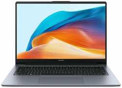 Ноутбук Huawei MateBook D 14 MDF-X 53013RHL, 14″, 2023, IPS, Intel Core i3 1215U 1.2ГГц, 6-ядерный, 8ГБ LPDDR4x, 256ГБ SSD, Intel UHD Graphics, Windows 11 Home, серый космос
