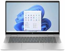 Ноутбук HP Envy x360 15-fe0009ci 8F7J4EA, 15.6″, трансформер, OLED, Intel Core i7 1355U, Intel Evo 3.7ГГц, 10-ядерный, 16ГБ LPDDR5, 512ГБ SSD, Intel Iris Xe graphics, Windows 11 Home, серебристый
