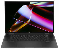 Ноутбук HP Spectre X360 2024, 16″ 100%DCI-P3 OLED 2.8K, U7-155H, 32ГБ / 1ТБ, Русская клавиатура, Чёрный