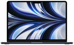 13.6″ Ноутбук Apple MacBook Air 13 2022 2560x1664, Apple M2, RAM 8 ГБ, LPDDR5, SSD 512 ГБ, Apple graphics 10-core, macOS, MLY43LL/A, полуночный, русская раскладка