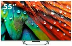 Haier LCD, LED телевизоры 55″ Телевизор Smart TV S4, QLED, 4K Ultra HD, смарт ТВ, Android TV DH1VMZD01RU