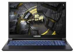 Ноутбук Hasee 04HAZ7D6FHD Intel Core i7 12650H, 2.3 GHz - 4.7 GHz, 16384 Mb, 15.6″ Full HD 1920x1080, 512 Gb SSD, DVD нет, nVidia GeForce RTX 4050 6144 Mb, No OS, черный, 2.2 кг, 04HAZ7D6FHD