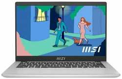 Ноутбук MSI Modern 14 C12MО-688RU, 14″ (1920x1080) IPS / Intel Core i7-1255U / 16GB DDR4 / 512GB SSD / Iris Xe Graphics / Windows 11 Pro, серебристый (9S7-14J111-688)