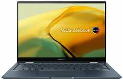 Ноутбук ASUS Zenbook 14 Flip OLED UP3404VA-KN026W, 14″(2880x1800) OLED 90Гц сенсорный/Intel Core i7-1360P/16ГБ DDR5/1ТБ SSD/Iris Xe Graphics/Windows 11 Home, (90NB10E2-M002A0)