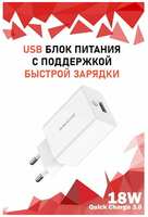 GCable USB Блок Питания 18W для смартфонов